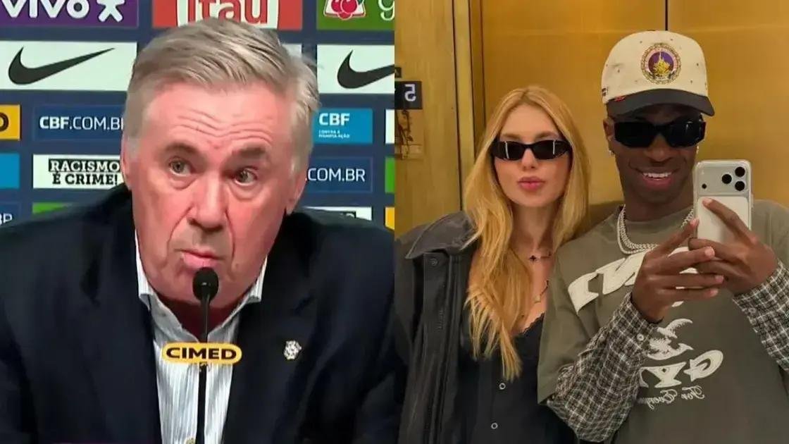 Ancelotti comenta polêmicas e erro de Vini Jr. em conversa direta