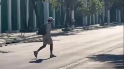 Capitão do Palmeiras volta para casa a pé após derrota na Libertadores