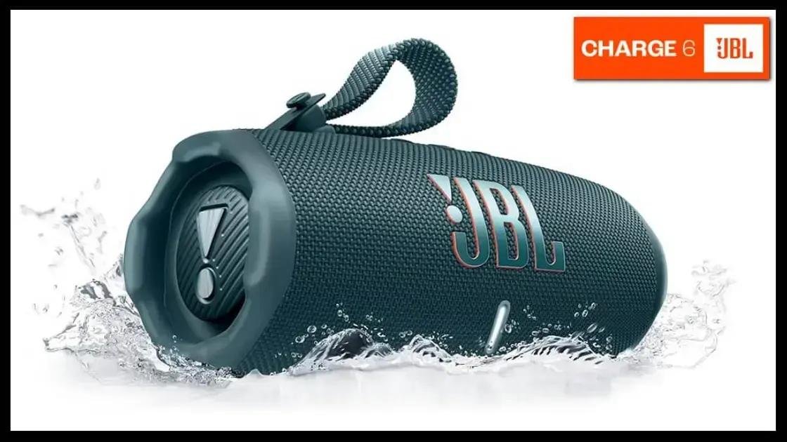 Desconto de até 45% na caixa de som JBL Charge 6 para Black Friday