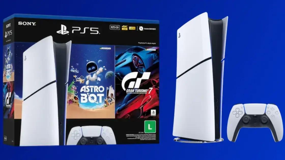 Desconto imperdível no Playstation 5 Slim da Amazon com jogos grátis