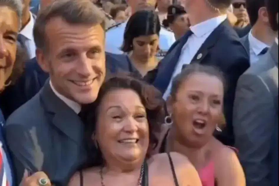 Emoção e alegria marcam o encontro com Emmanuel Macron em Salvador