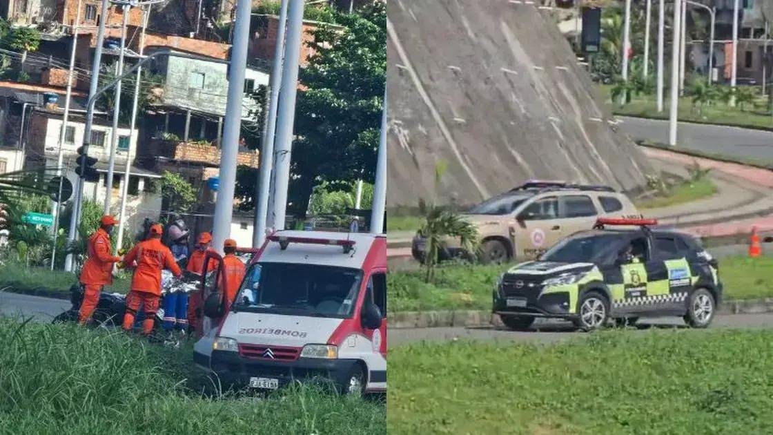 Homem falece após colisão de moto em poste na Avenida Gal Costa