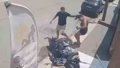 Mulher defende marido após agressão pública em Fortaleza