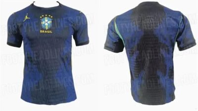 Nova camisa azul da seleção brasileira para a Copa do Mundo 2026