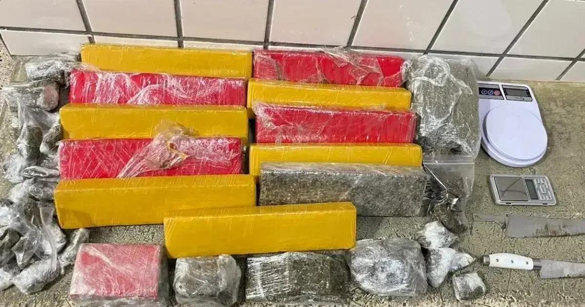 PM apreende mais de 11 kg de maconha em Teixeira de Freitas