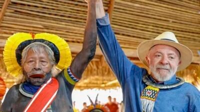 Raoni Metuktire critica exploração de petróleo na Amazônia durante a COP30