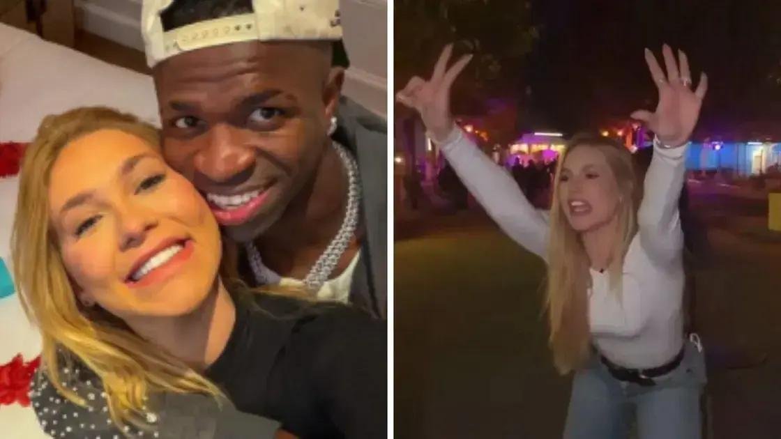 Virginia Fonseca celebra convocação de Vini Jr. para a Seleção Brasileira