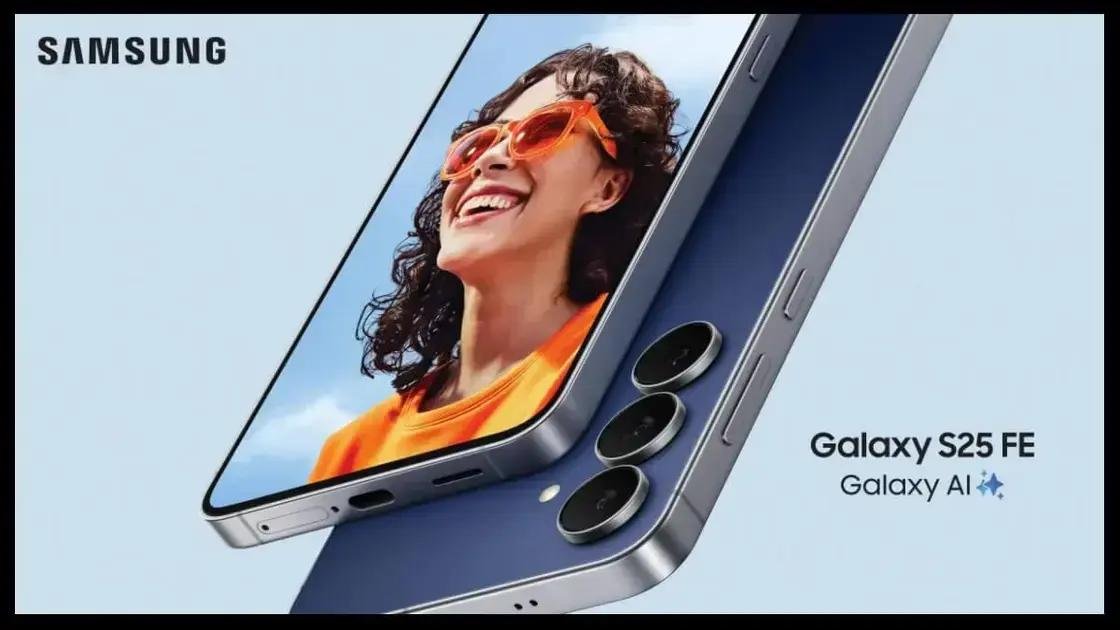 Descubra o novo Galaxy S25 FE da Samsung com 45% de desconto imperdível